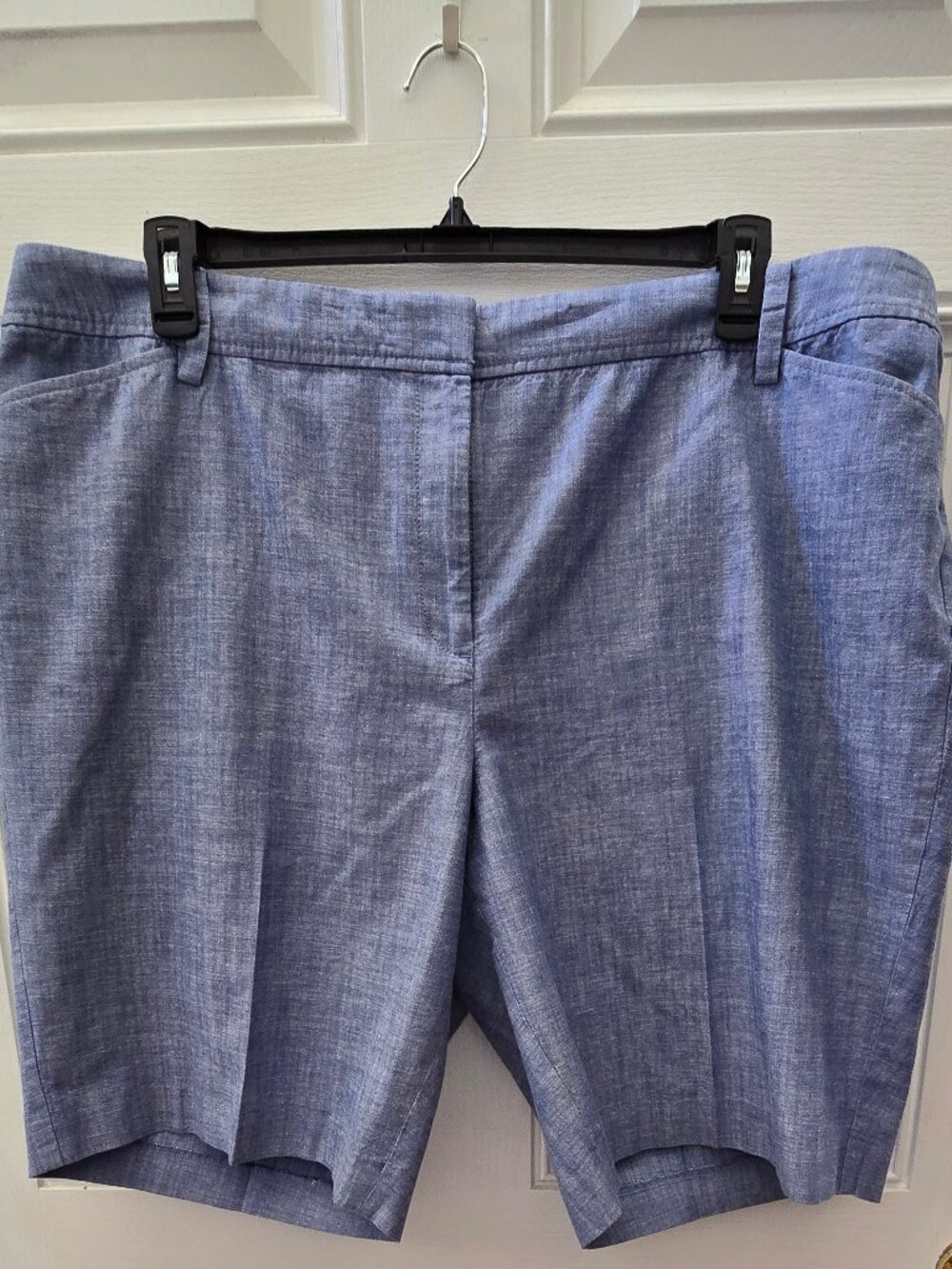 Talbots Perfect Short Womens 22W Chambray blue